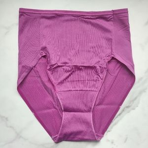 NWT SOMA VANISHING EDGE MICROFIBER MODERN BRIEF PANTY IN ORCHID DAZE SIZE EXTRA
